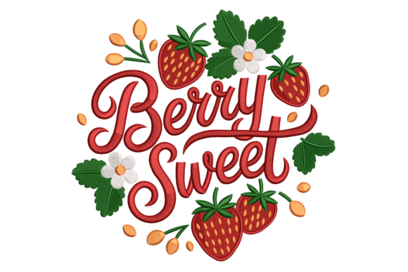Berry Sweet – A Charming Summer Embroidery Design