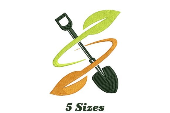 Charming Leafs Garden Embroidery Design