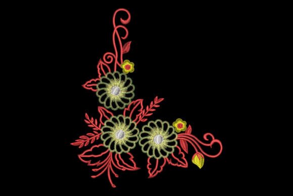 Elegant Floral Swirl for Business Merchandise