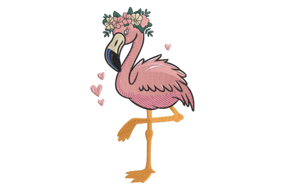 Floral Flamingo: A Whimsical Touch for Craft Fair Success