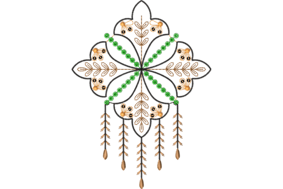 Floral Motifs for Elegant Holiday Embroidery