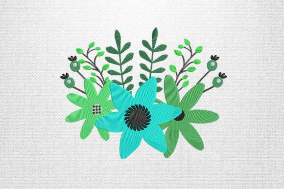 Green Floral Branch: A Lively Touch for Gifts