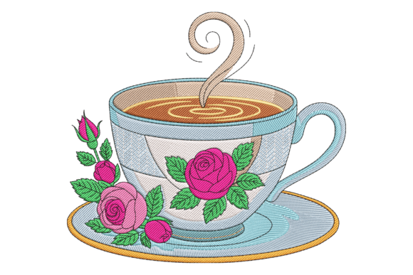Vintage Floral Teacup: A Charming Addition